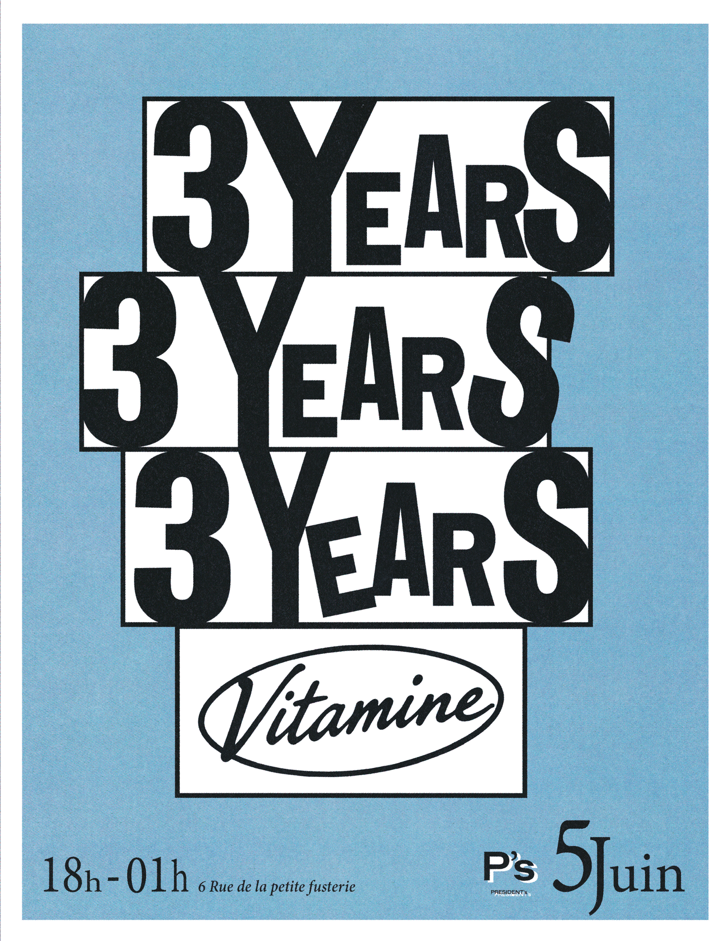 3YEARS ANNIVERSAIRY PARTY