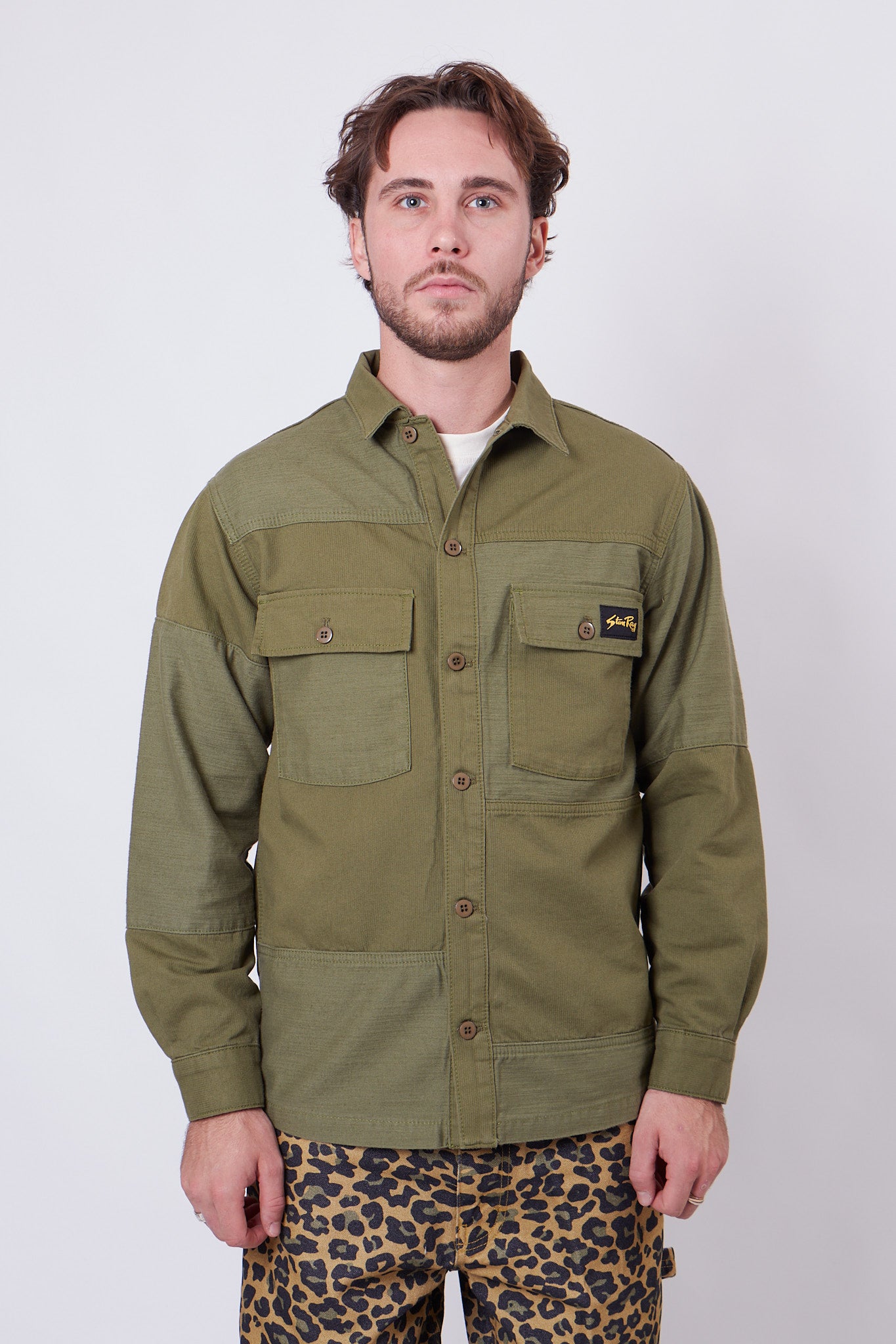 CPO Shirt Olive Poplin