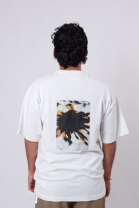 Loose Fit T-Shirt Landart 02 Print White
