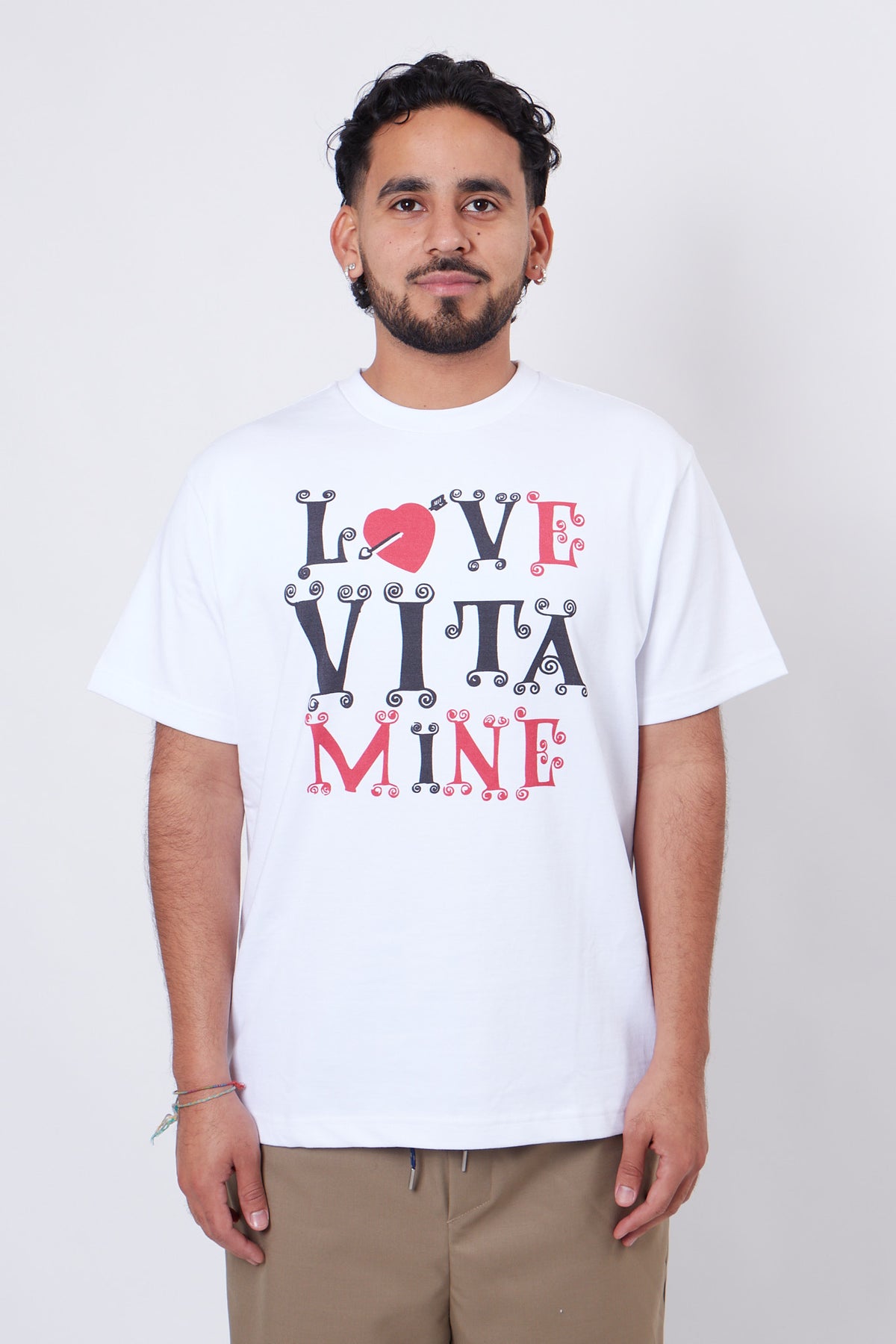 Super Weight Love Vitamine Tee White