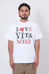 Super Weight Love Vitamine Tee White