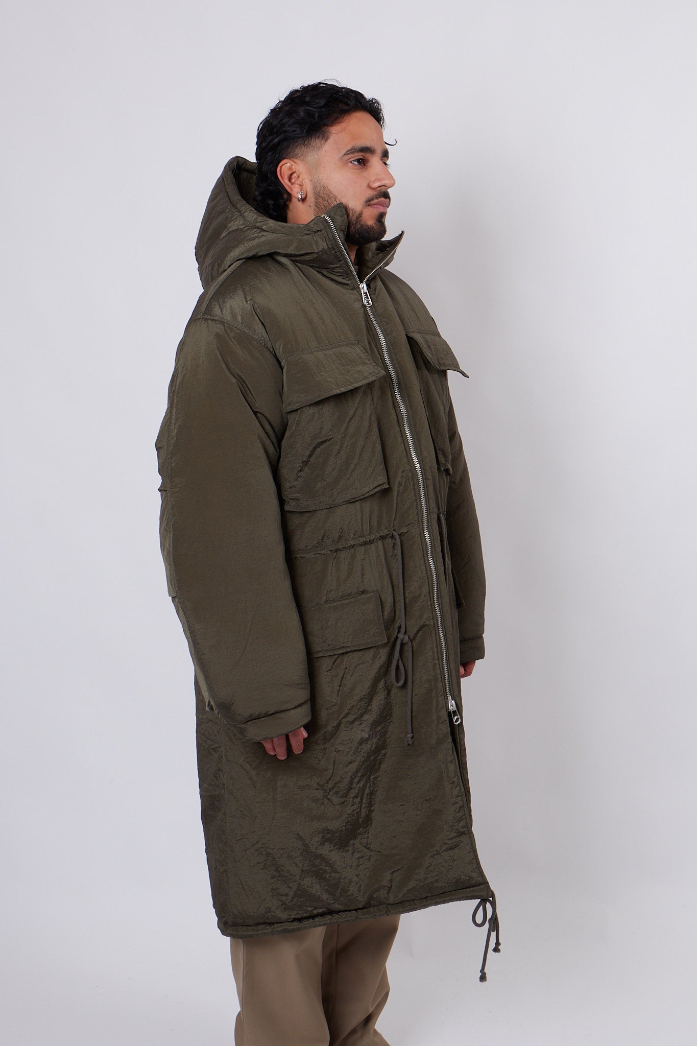 Padded M65 Parka Military Green