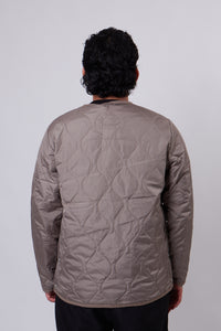 Unisex Military Crew Neck Down Jacket L.Mocha