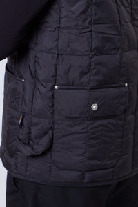 Work W-Zip Lib Down Vest Black
