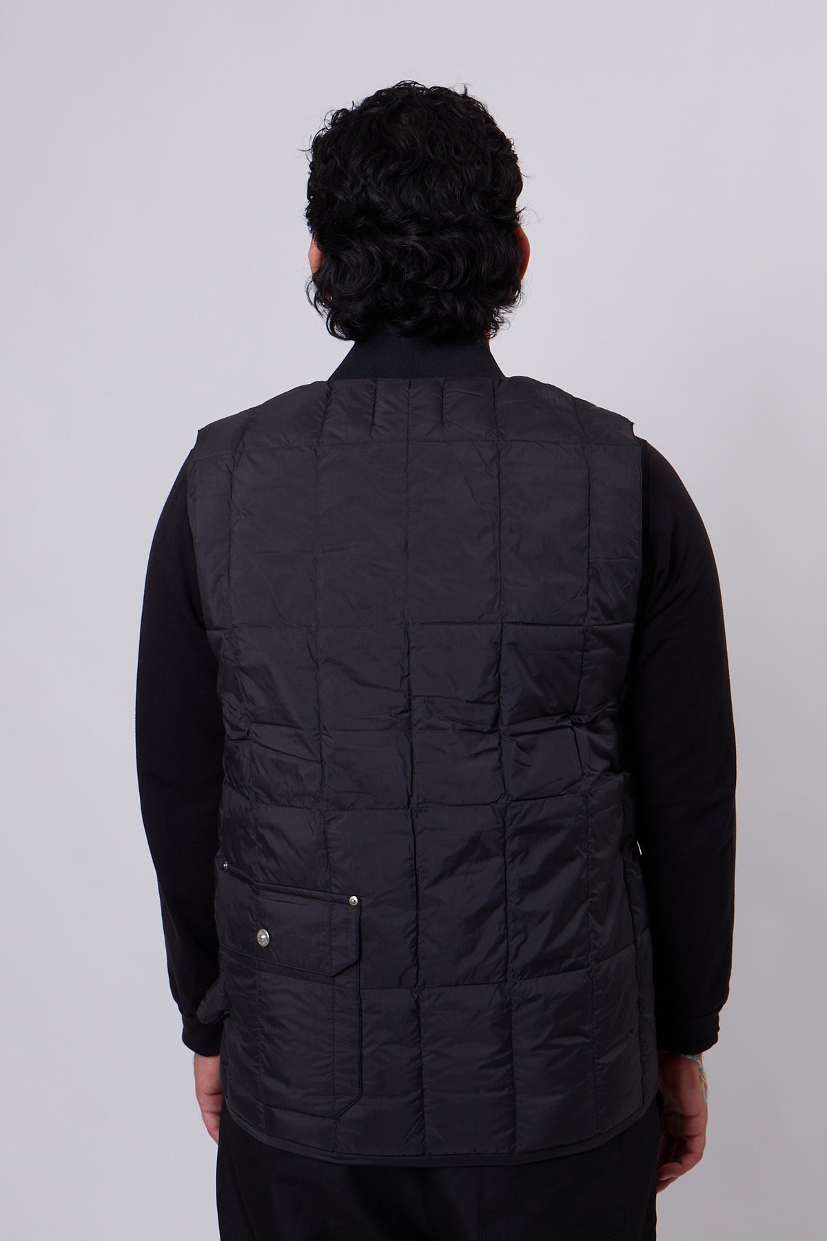 Work W-Zip Lib Down Vest Black