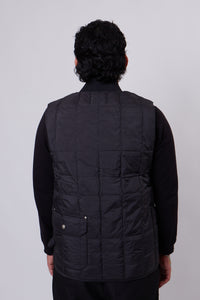 Work W-Zip Lib Down Vest Black