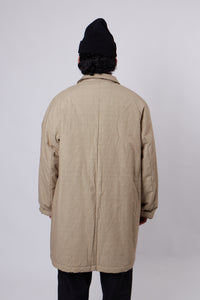 Quilt Deli Coat Beige