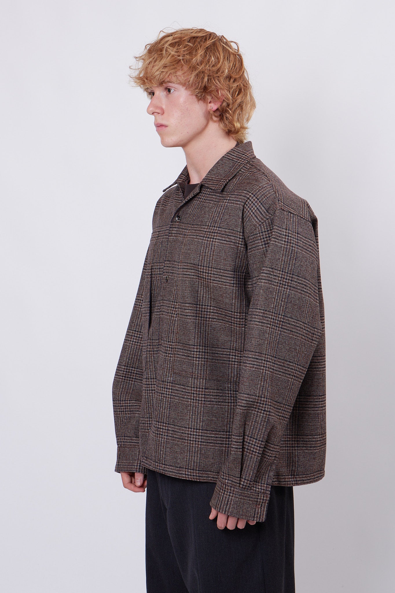 Benito Shirt Man Check Navy