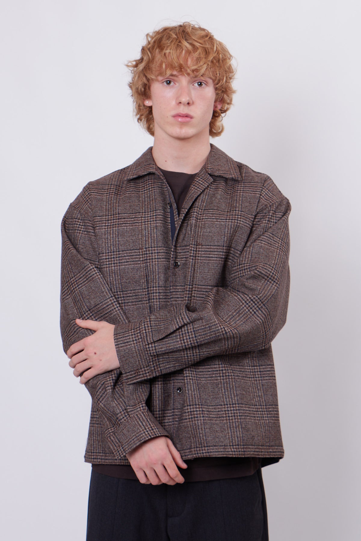 Benito Shirt Man Check Navy
