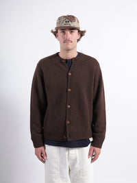 Cardigan round neck P'S Yak Merino wool