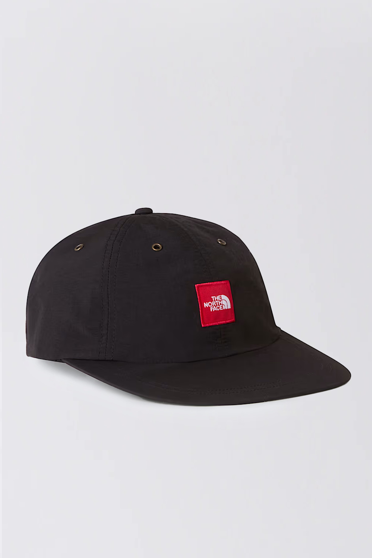 Red Box Nylon Hat Black