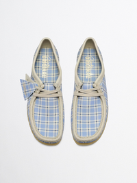 Wallabee Blue Check