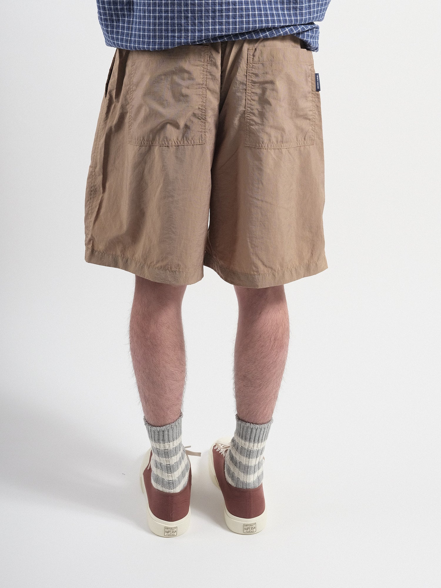 RIPSTOP STRING HALF PANTS Brown
