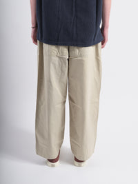 PINTUCK WIDE CHINO PANTS
