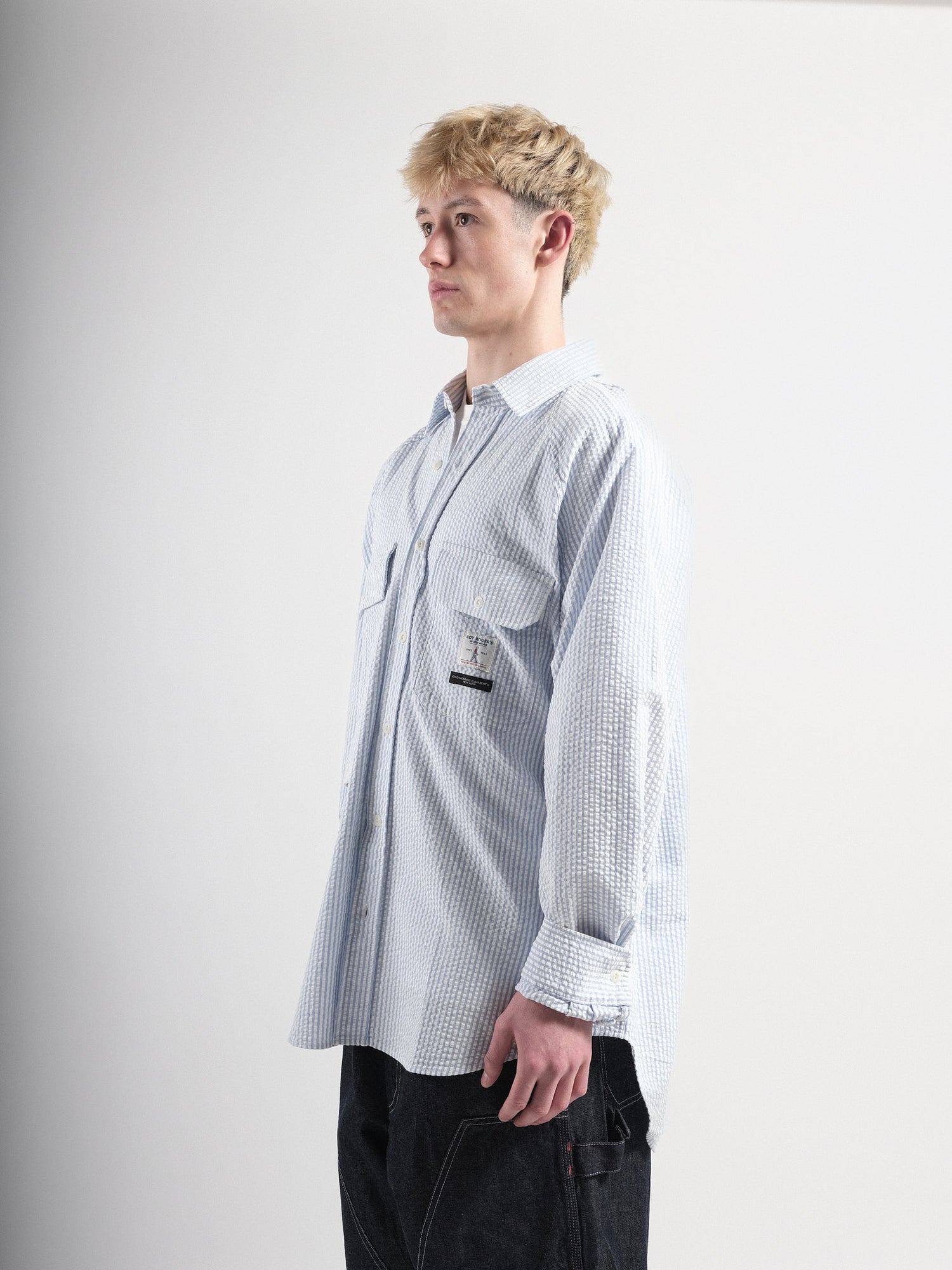 Raglan Shirt R.R x E.G Seersucker