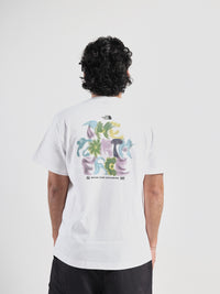Track Relaxed SS Tee Graphic White Dune
