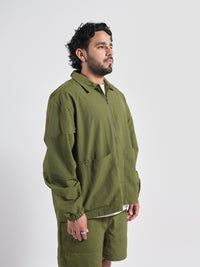 Red Box Nylon L/S Shirt Green