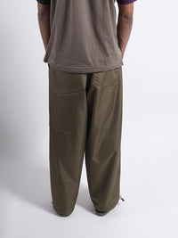 Non-Down Reversible Wide Leg Military Pant Black