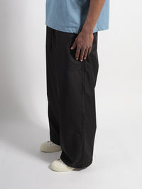 Non-Down Reversible Wide Leg Military Pant Black