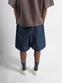 No Down Military Reversible Wide Short Indigo