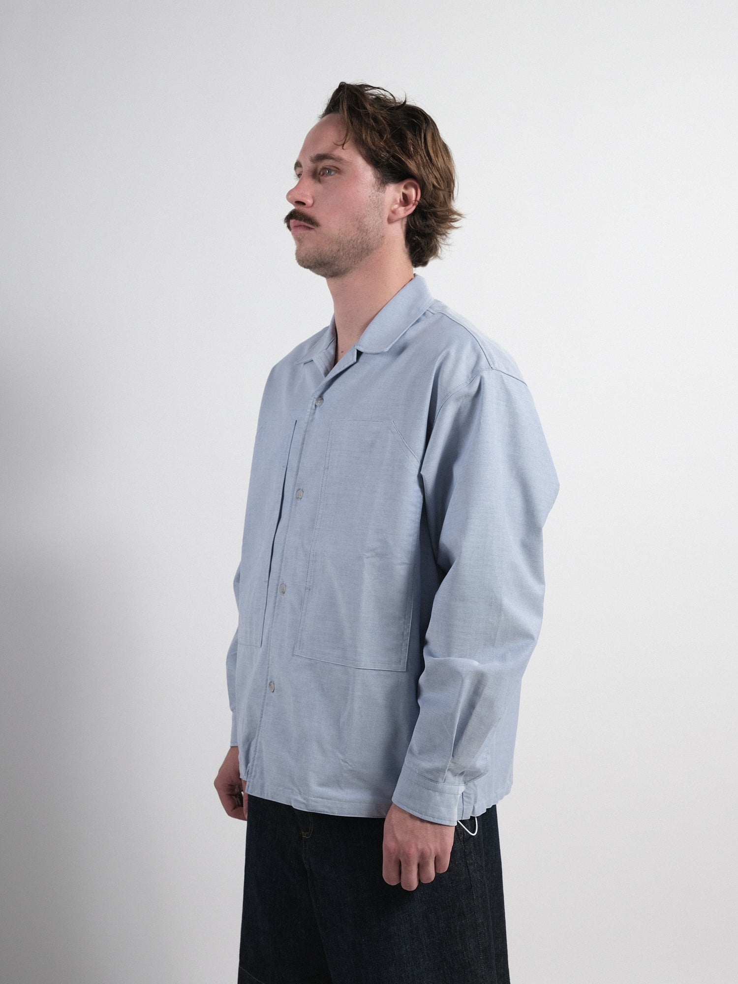 Benito Shirt Man Celeste