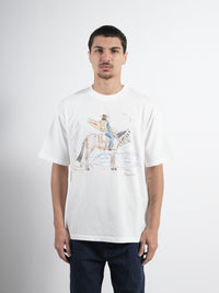 T-Shirt P'S Jersey Hand Painted Cow-Boy