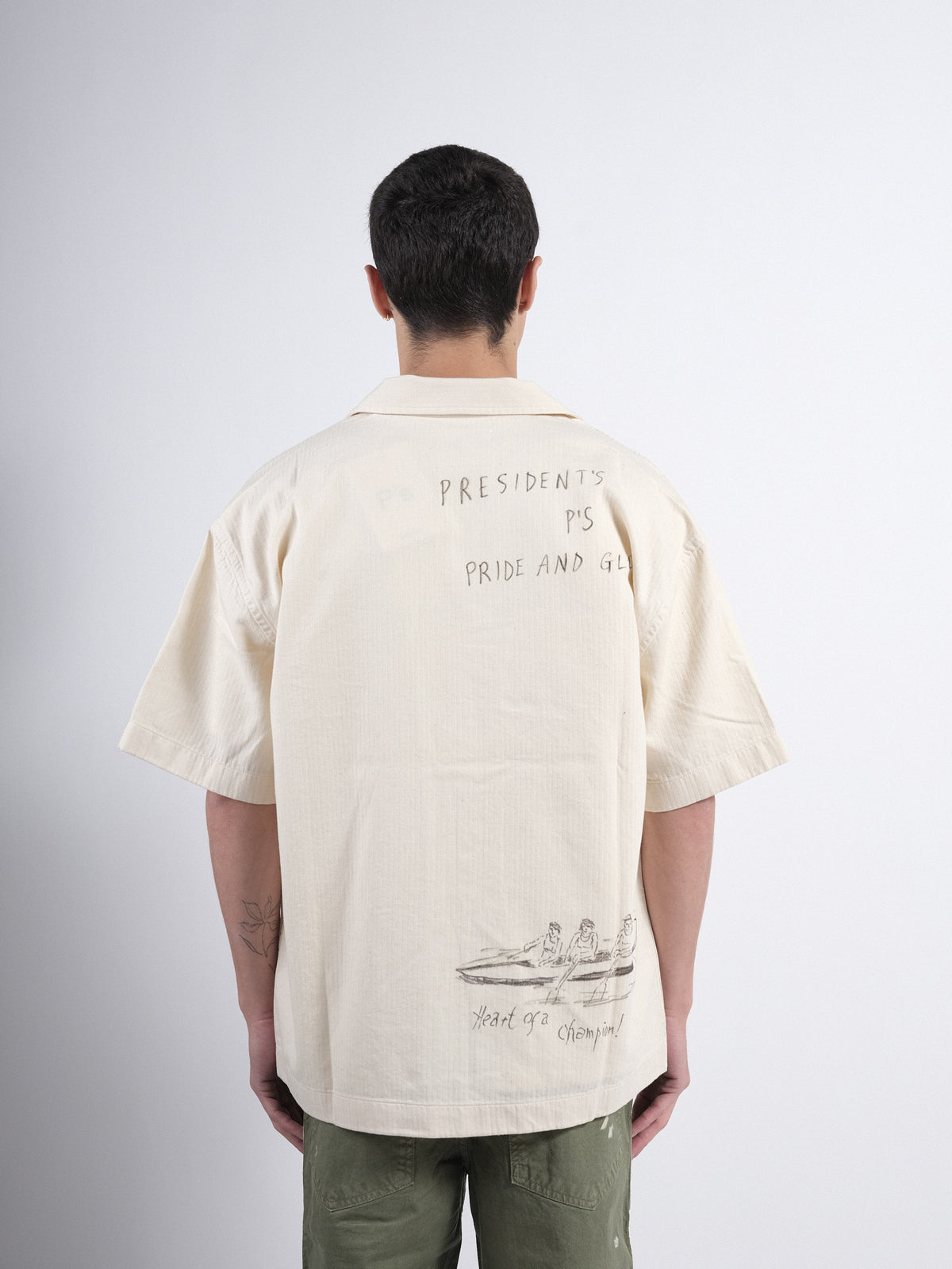 Shirt Reef P'S Herringbone Hand Printed