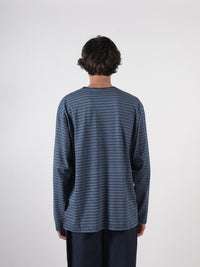 INDIGO STRIPE LONG SLEEVE