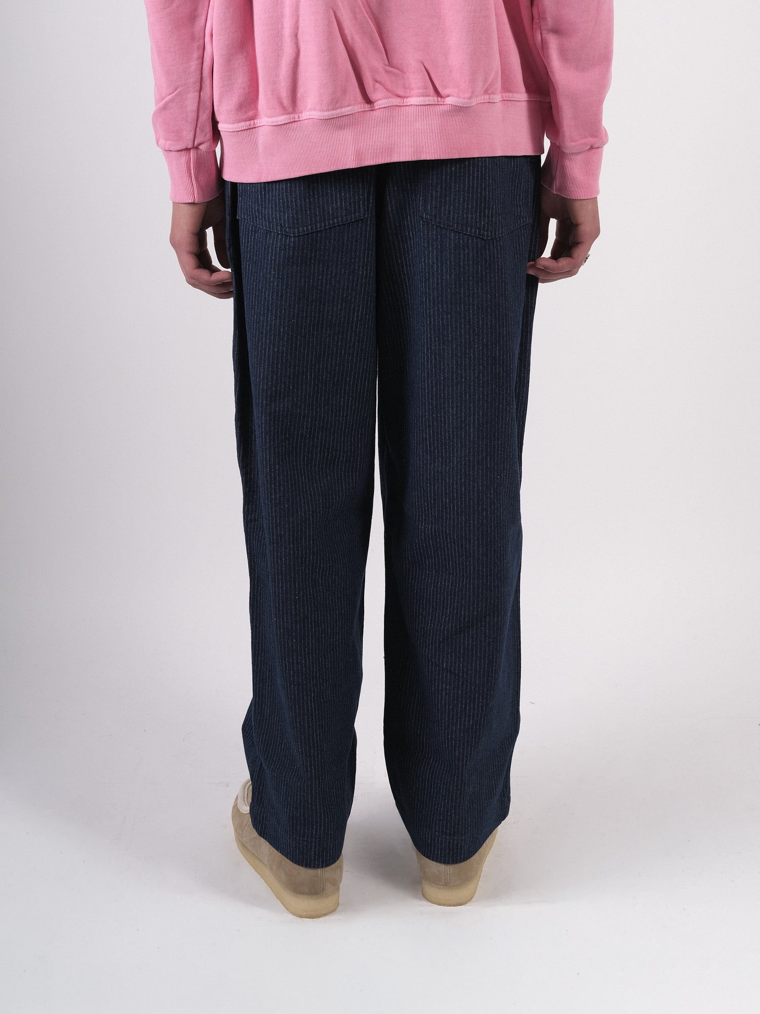 FATIGUE STRIPE DENIM PANTS