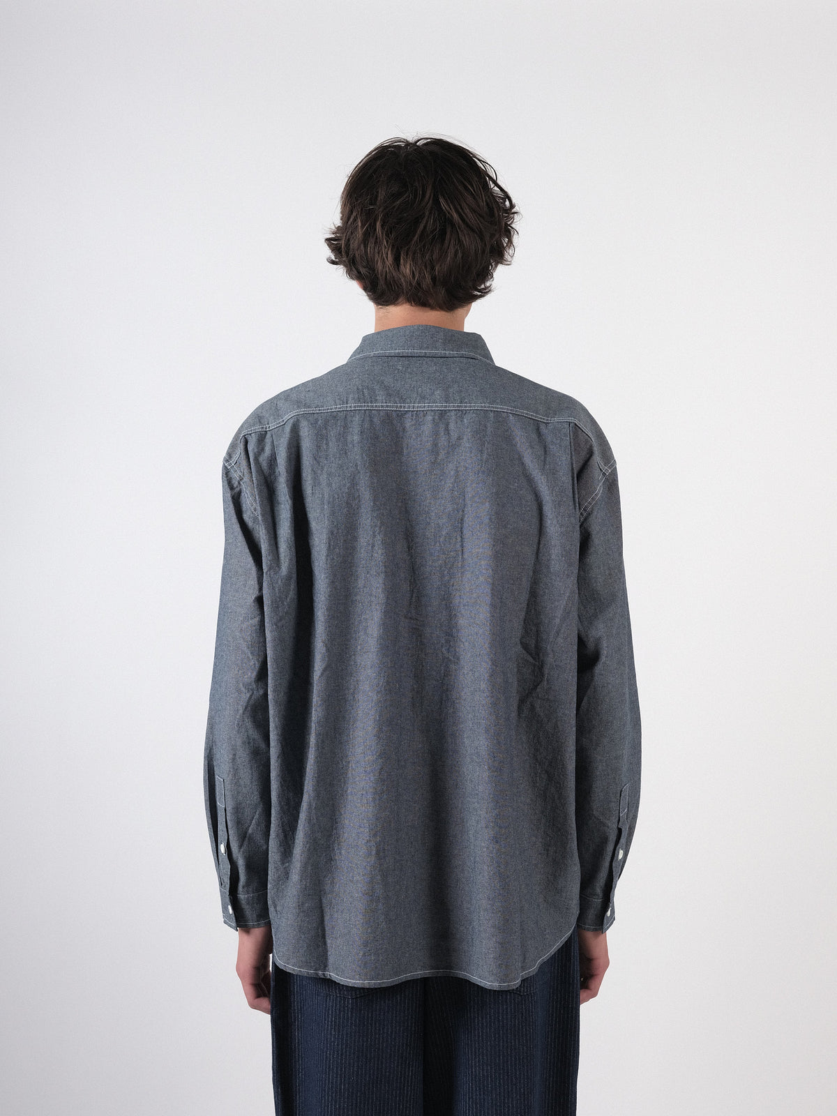 TWO POCKET DENIM SHIRT
