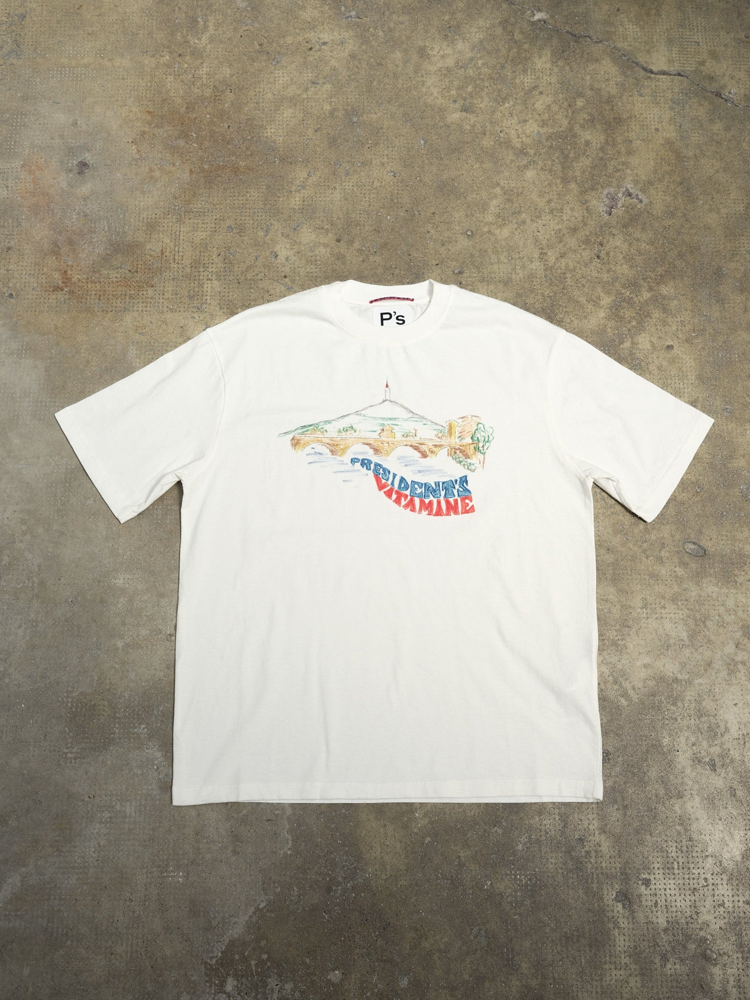 T shirt P's X Vitamine Hand paint