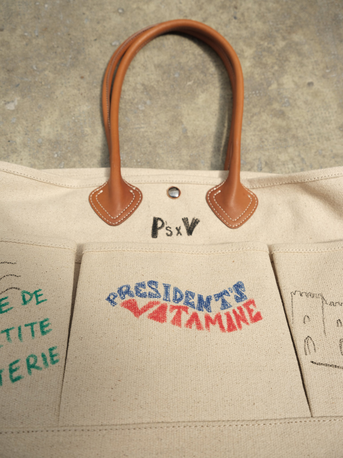 Tote Bag P'S x VITAMINE Canvas