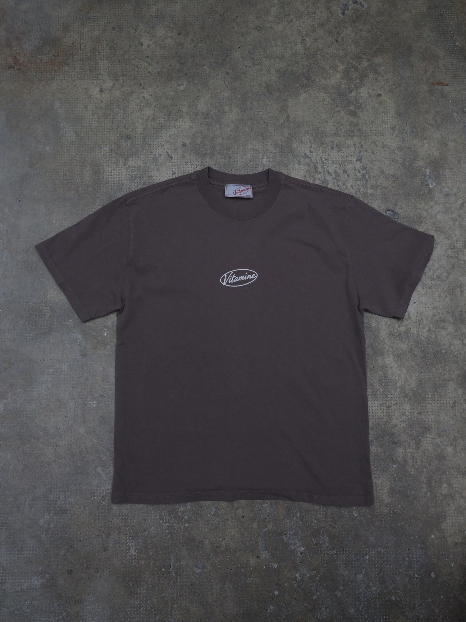 Vitamine Box Logo Grey Tee