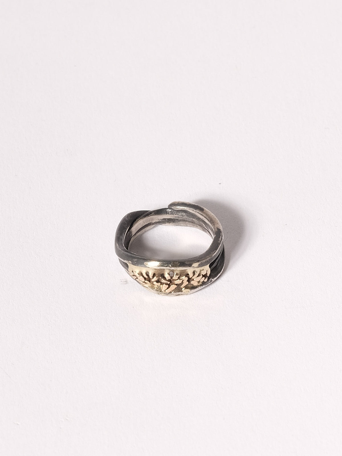 Silver Gold Ring
