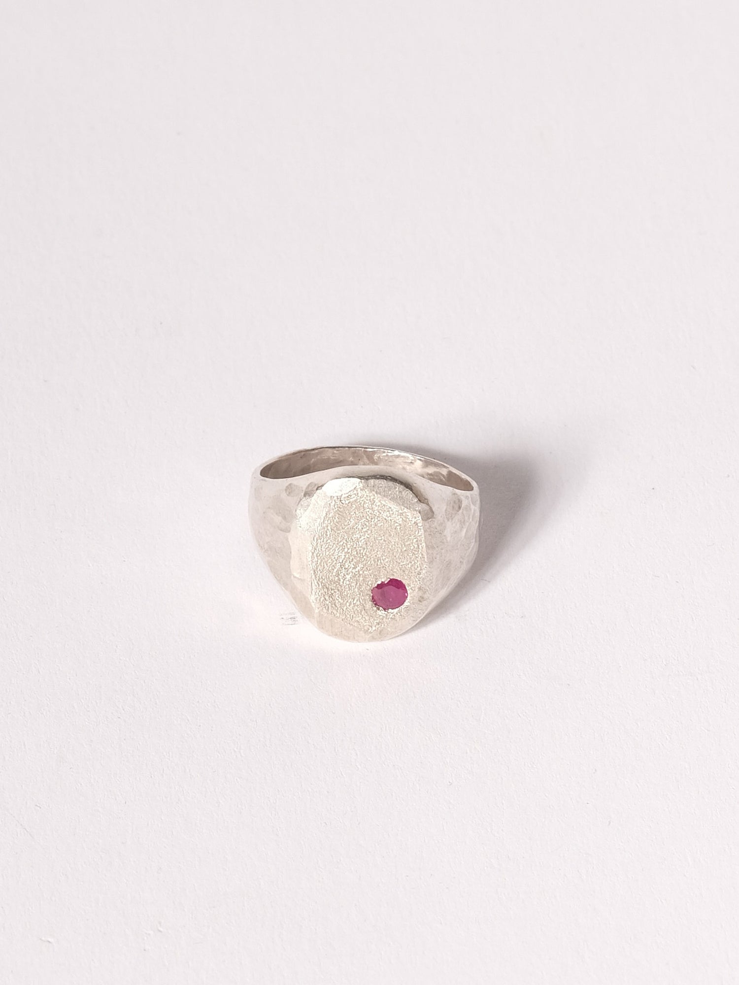 Silver Ruby Ring