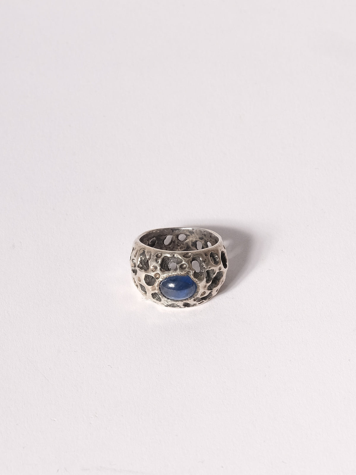 Sterling Silver Sapphire Ring