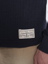 PISCATAQUA Waffle Thermal Navy