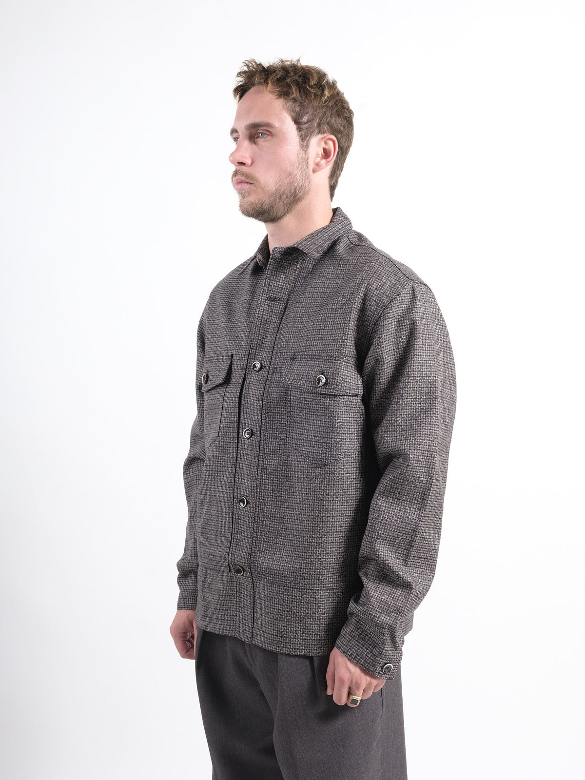 Andrea Jacket Man Check Blue