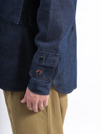 Shirt Camping P'S Denim cotton & wool Rinse Denim