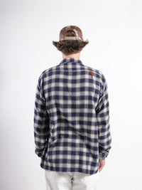 Shirt Rip P'S Check hand embroidery Flower