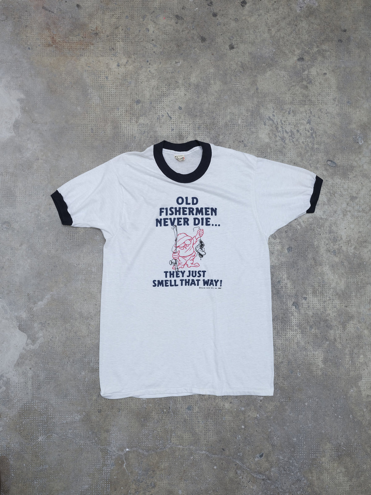 Single Stich Ringer Tee