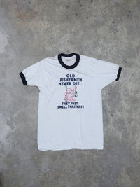 Single Stich Ringer Tee