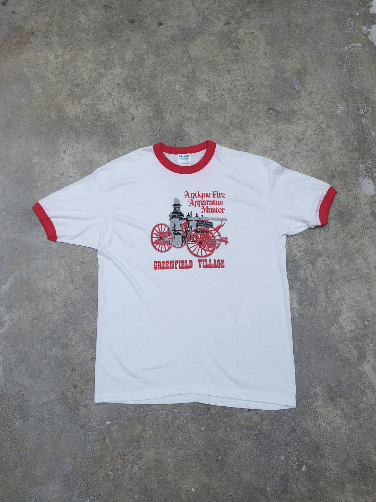 Single Stich Ringer Tee