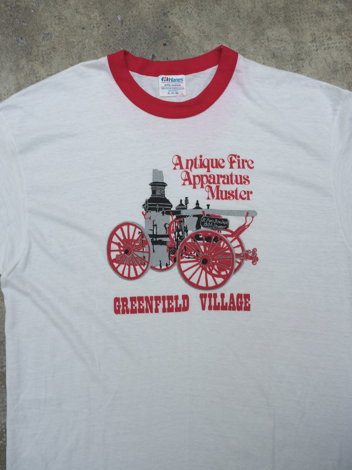 Single Stich Ringer Tee
