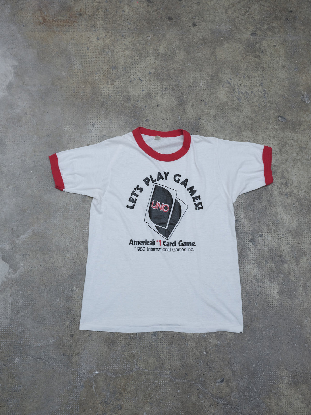 Single Stich Ringer Tee