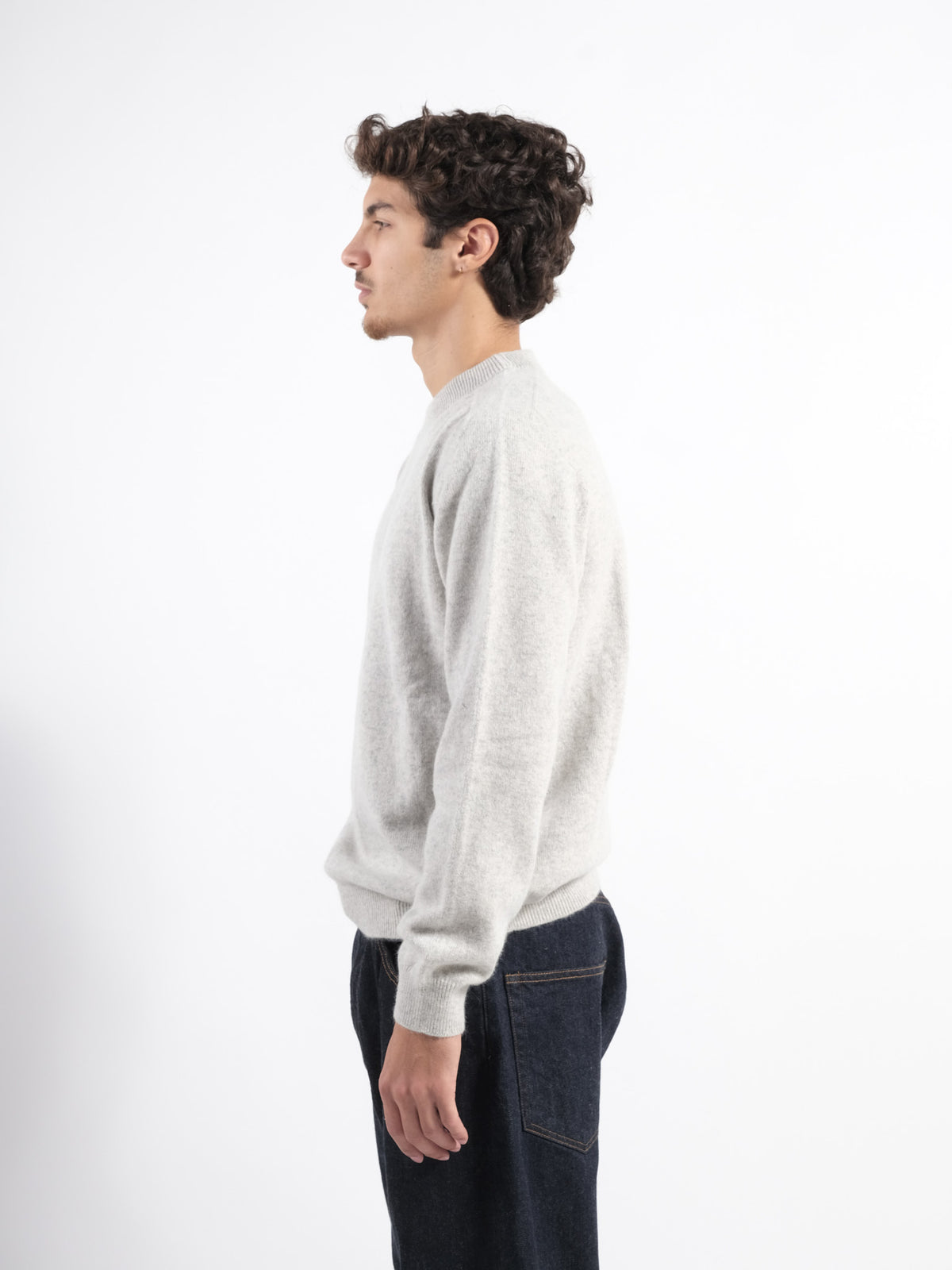 Armen Pull Col Rond Silver