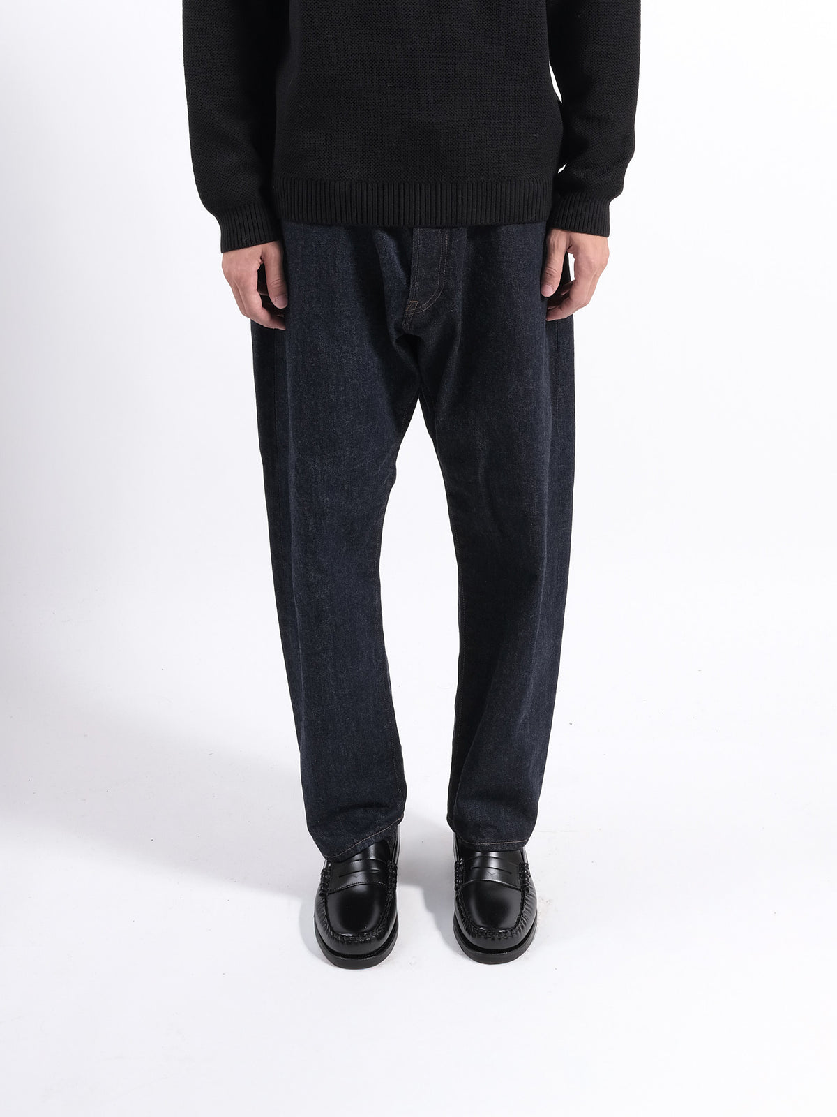Loose Ankle Denim / One Wash Indigo