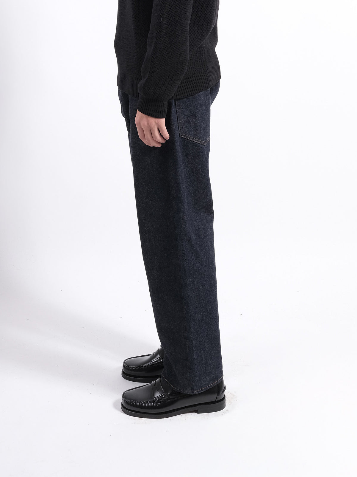 Loose Ankle Denim / One Wash Indigo