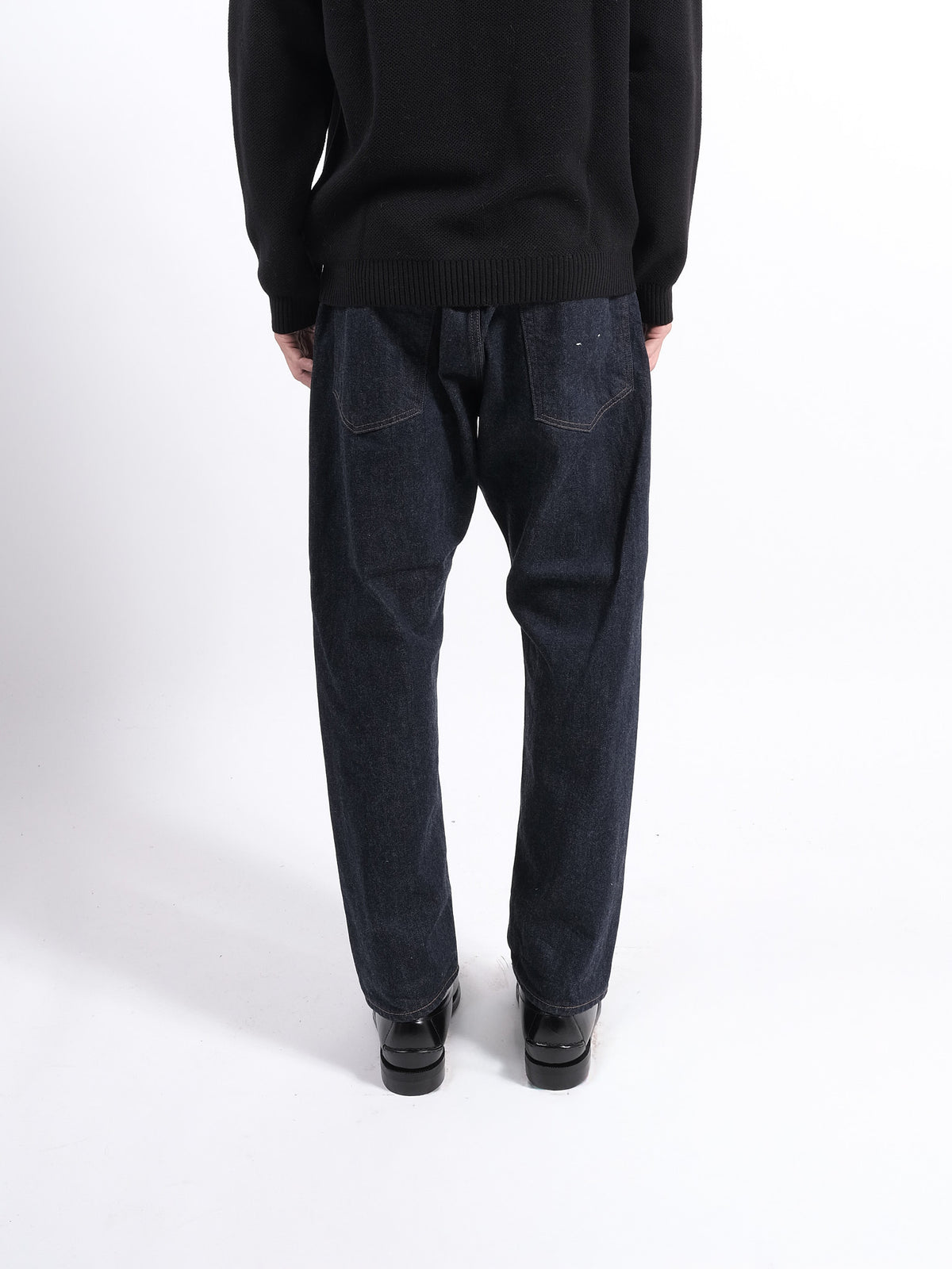 Loose Ankle Denim / One Wash Indigo