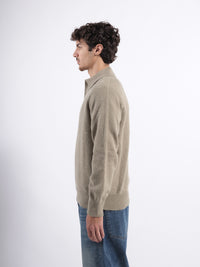Armen Polo manches longues Khaki